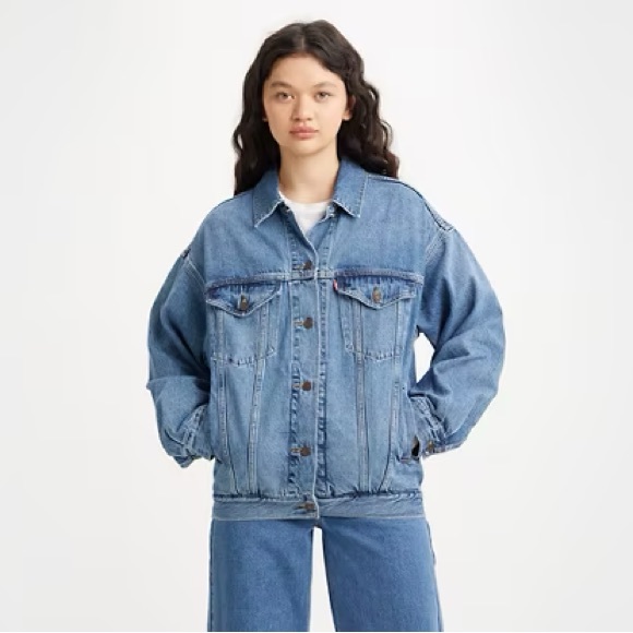 Oversize Levi trucker jean jacket vintage - Picture 4 of 6